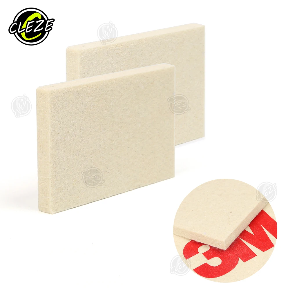

CLEZE 10PCS 4'' Wool Felt Squeege Vinyl Wrap Tools Car Sticker Wool Scraper
