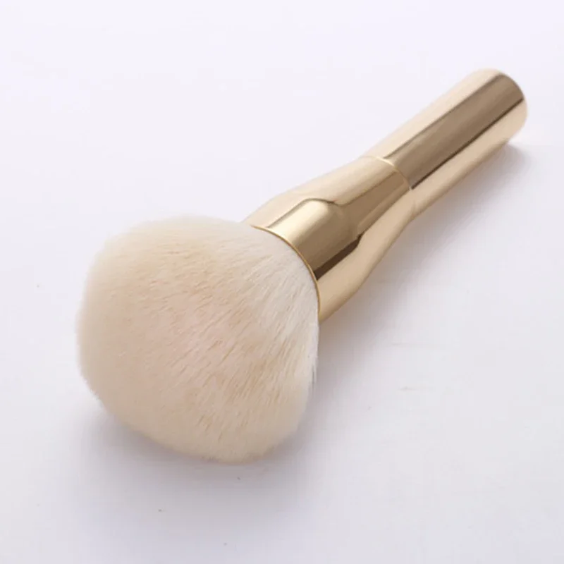 Pennello per fard in polvere d'oro Pennello per trucco professionale Cosmetici di grandi dimensioni Pennelli per trucco Pennello morbido Cosmetici Кисти Для Макияжа