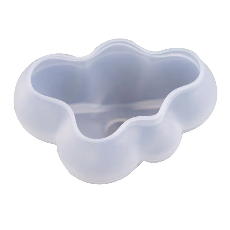 

3D cloud silicone mold made of epoxy resin can be used for DIY decorative items candle stands and tables