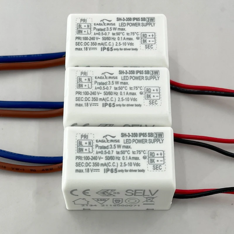 

Original constant current 3W 700MA transformer LED drive 350MA power supply outdoor lamp waterproof ballast