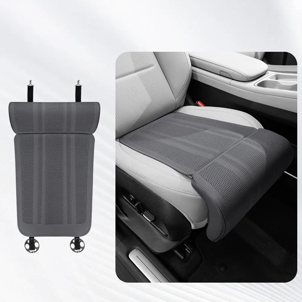 ผ้าคลุมเบาะรถยนต์หนังใหม่ แบบสากล ระบายอากาศได้ดี พร้อมที่พักเท้าแบบขยาย ป้องกันการลื่นไถล อุปกรณ์เสริมในรถยนต์