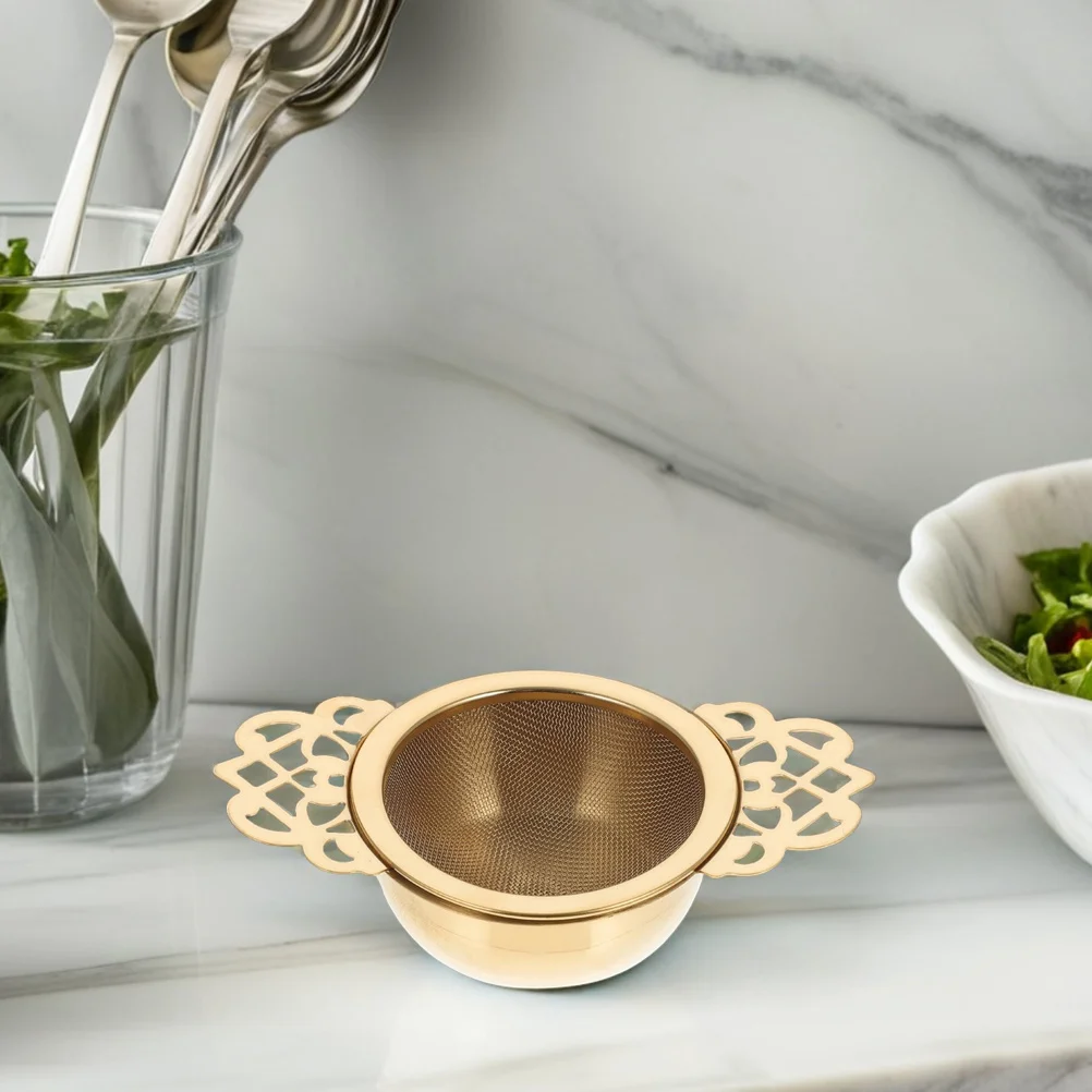 

3Pcs Stainless Steel Tea Strainer Fine Mesh Filter Large Capacity Loose Leaf Tea Infuser Coffee Juice Filter Tool