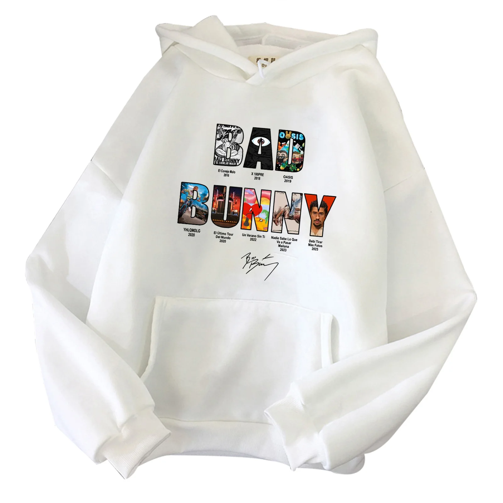 

Debi Tirar Mas Fotos Shirt B Bunny All Albums Hoodie DTMF Hoodie Harajuku Hip Hop Pullover Tops Sweatshirt Fans Gift