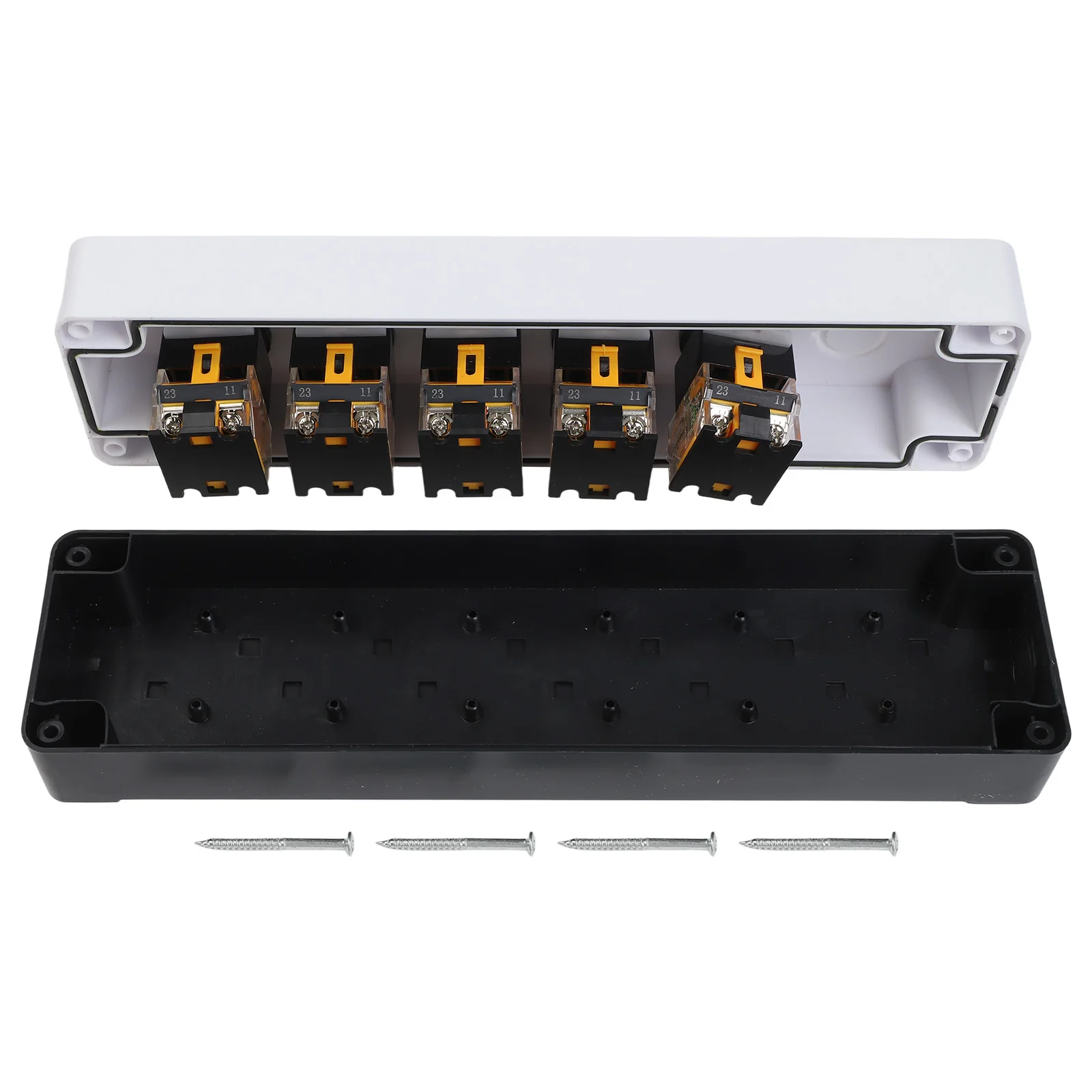 /22mm /Push /Button Switch Control Box 5 Position 1NC1NO IP65 ABS Metal Enclosure For Industrial Electrical Machinery Alternativ