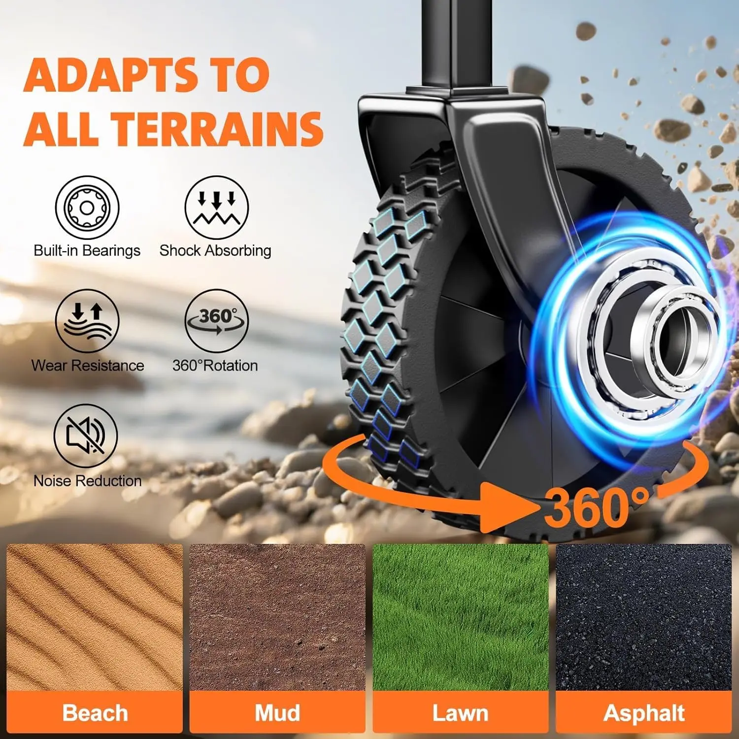 折りたたみ式ワゴンカート 220ポンド 耐荷重 折りたたみ式 軽量 ポータブル ユーティリティカート ホイール付き ビーチ ショッピング ガーデン スポーツ用