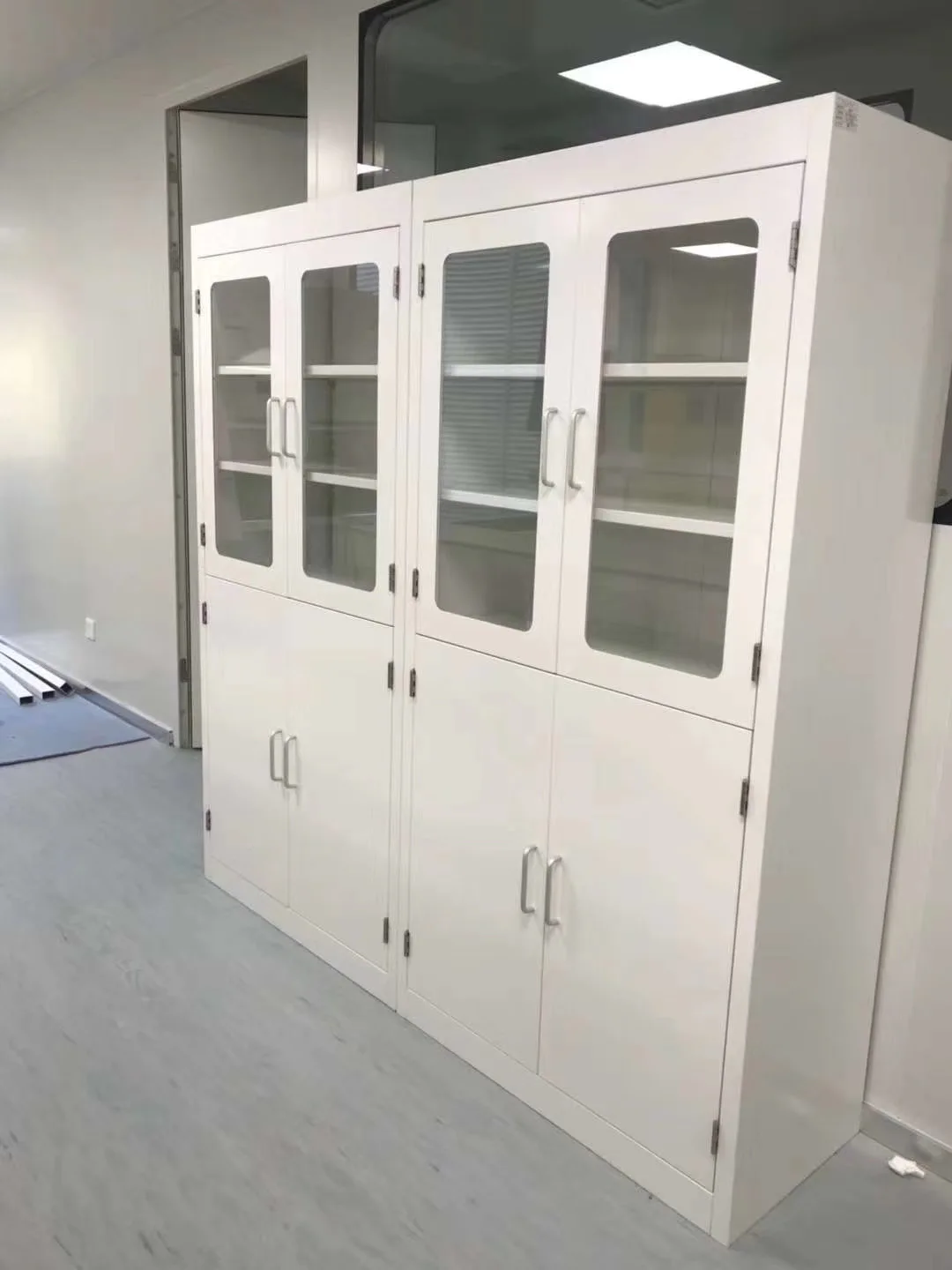 خزانة تخزين كيميائية من الفولاذ المقاوم للأحماض والقلويات عالية الجودة، أثاث المختبرات، تصميم حديث