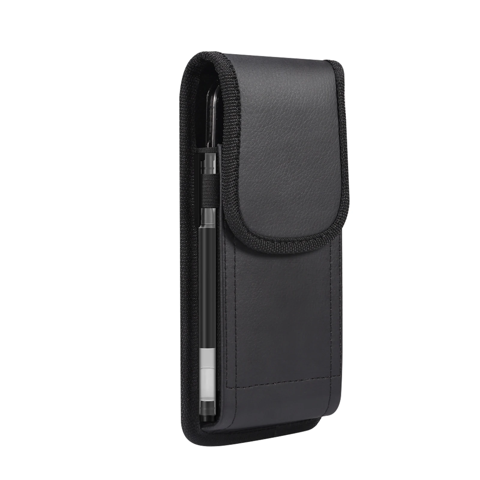 Nylonowe skórzane etui na telefon z klipsem do paska dla Samsung Galaxy S25 Ultra S24 Plus A16 A26 A36 A56 A15 A35 A55 Męska torba na talię Kabura — zdjęcie produktu 7