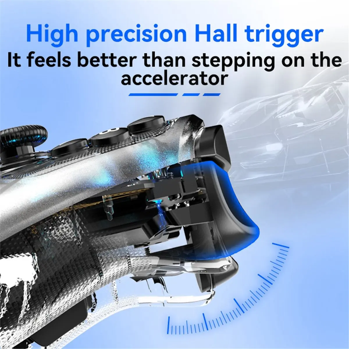 ■★New Arrival Fashion  G6Pro RGB Wireless Game Controller for Switch/Switch 2/IOS/Android Bluetooth Double Hall Trigger Gamepad