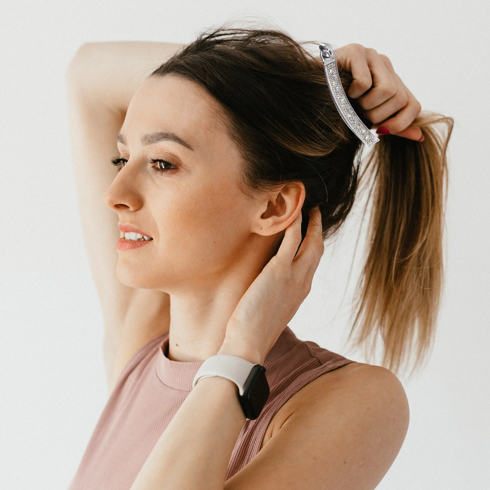 

4Pcs Creative Hair Clips Rhinestone Hairpins Durable Reusable Hair Accessories for Women Girls Any Occasions Rhinestone Hairpins