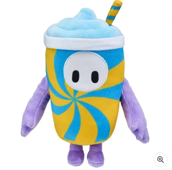 New Jelly Bean Ultimate Knockout Plush Toy Cartoon Game Doll Decoration Room Sofa Children\'s Birthday Collection Gift