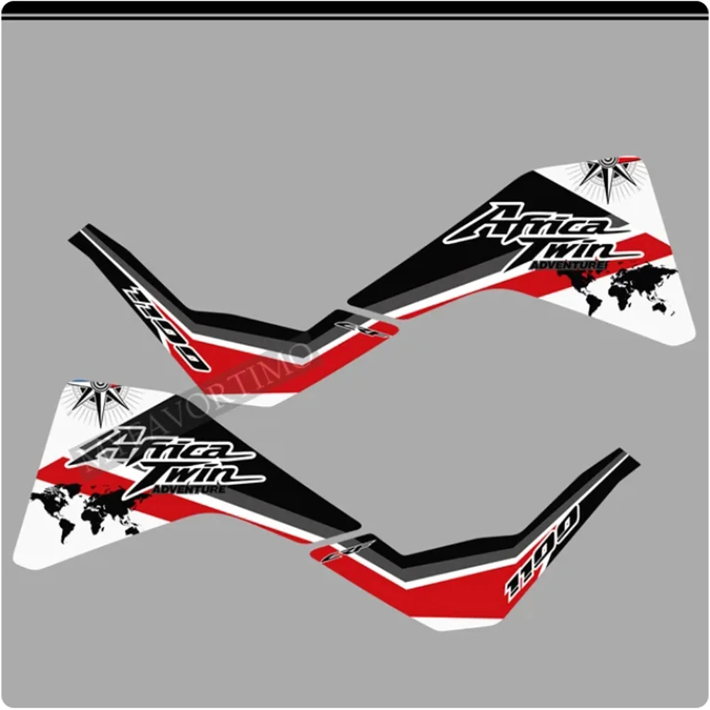 

For Honda CRF1100 CRF 1100L L1 L2 Africa Twin Adventure Sport Wind Deflectors Visor Set Stickers Decal Kit Side Tank Pads 2020