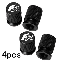 Car Wheel Tire Valve Caps Tyre Stem Covers Airdust Waterproof for Seat Leon FR+ Cupra Ibiza Altea Exeo Formula Racing