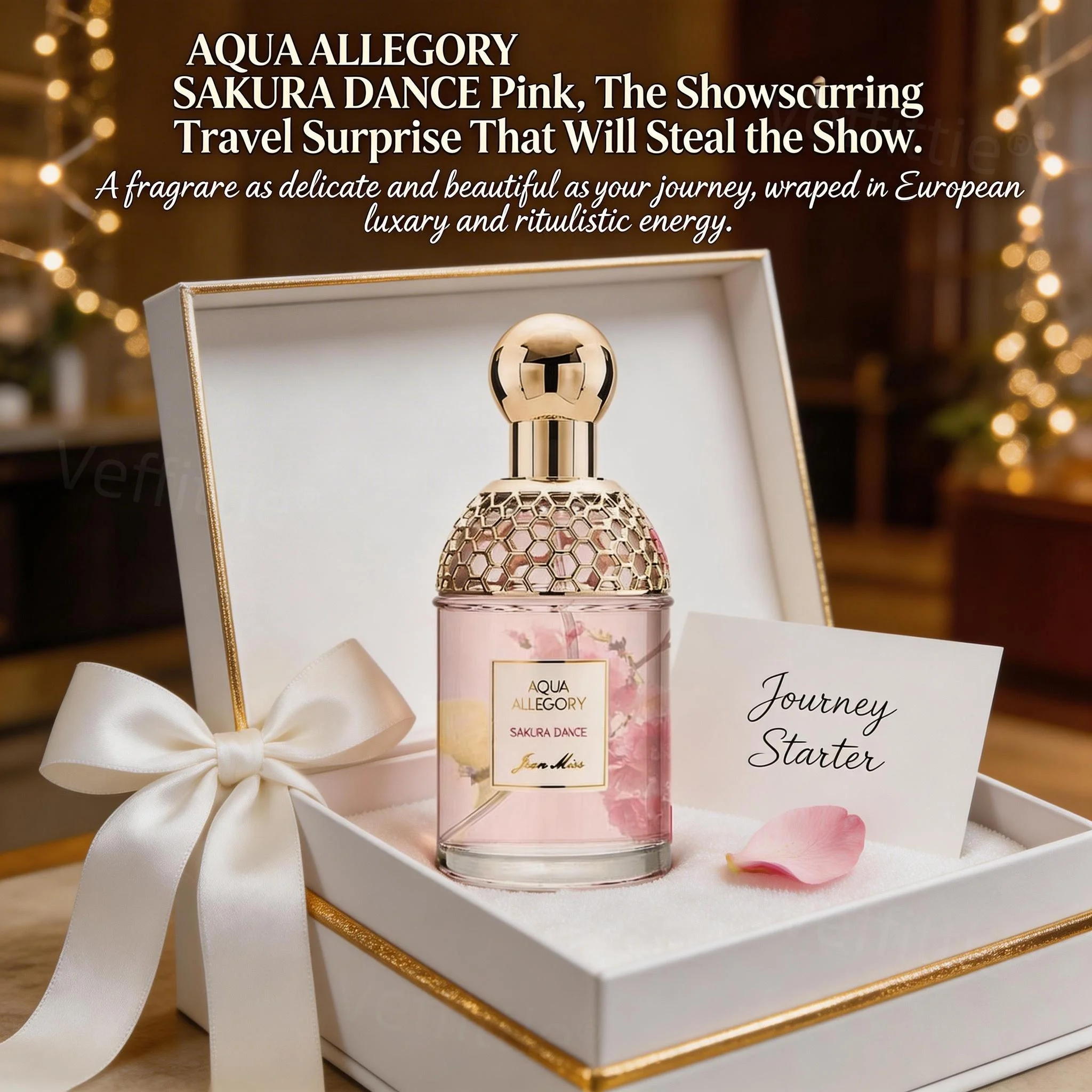 

Romantic Sakura Rose 100ml Women Eau De Parfum Long Lasting Date Night Aroma Dreamy Fruity Floral Blend Ideal Gift for Romantic