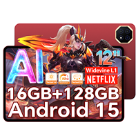 Teclast T60Ai Android 15 Tablet 12 Inches Tddi 2K 2000X1200 90Hz Widevine L1 Allwinner A733 (6Gb Ram+10Gb Expansion)16Gb/128Gb Rom 8000Mah Tf Battery up to 1Tb Wi-Fi6 Pc&Tablet Mode
