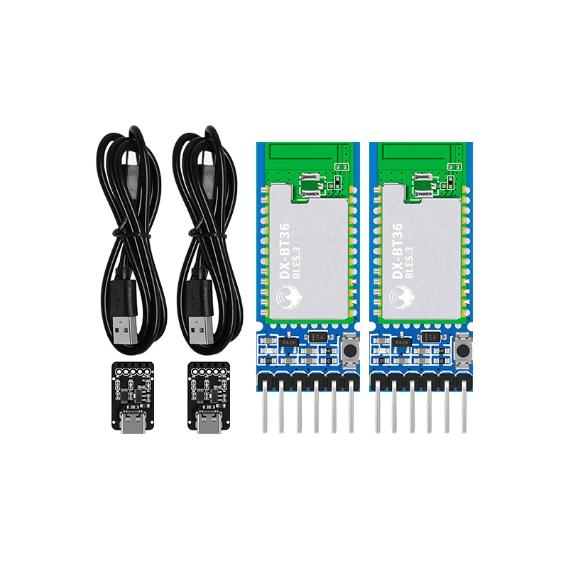 DX-BT36 master-slave integration DA14535 & BLE 5.3 Bluetooth module Uart serial port AT command 70m transmission ble module