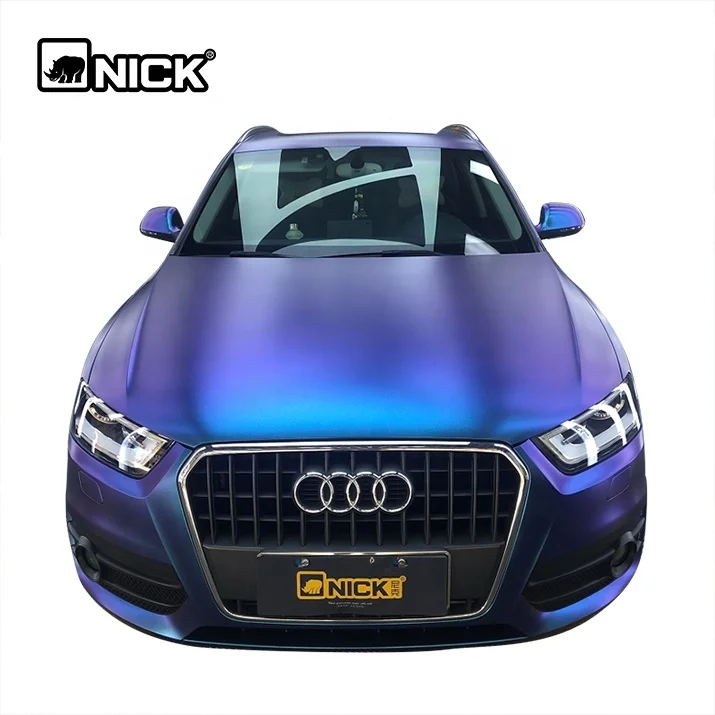 NICK 1.52*15 Meter TPU Gloss Metallic Car Vinyl Wrap Film Pengubah Warna TPU dengan Bebas Gelembung Udara Pengiriman Cepat Penutupan Bodi
