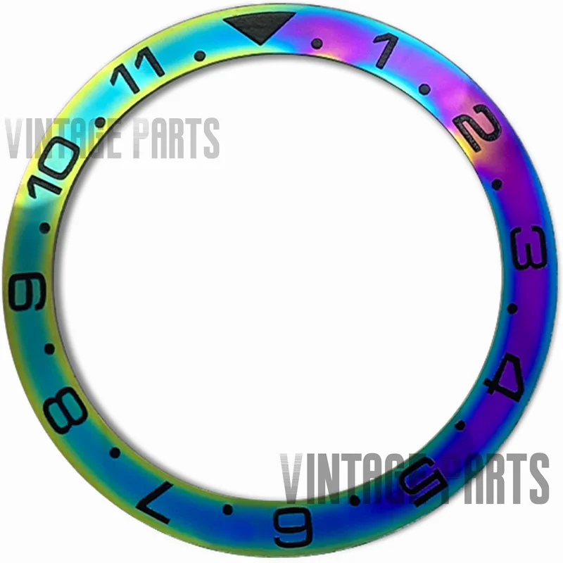 

38mm plated colorful ceramic bezel fit for Rolex YM seiko 007 009 watch