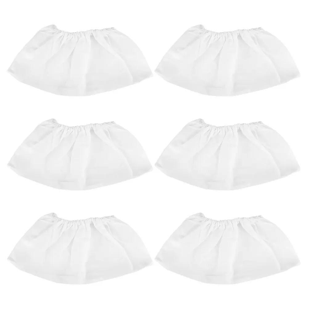 

6Pcs Nail Dust Collector Bag Non-Woven Replacement Pouch for Nail Vacuum Cleaner Salon Use Easy Fit Elastic Seal Containment