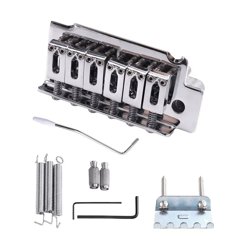 XSXS-Guitar Tremolo Bridge 51.5Mm 2-Point Design 36Mm Short Zinc Block For Squier Electric Guitar Accessories