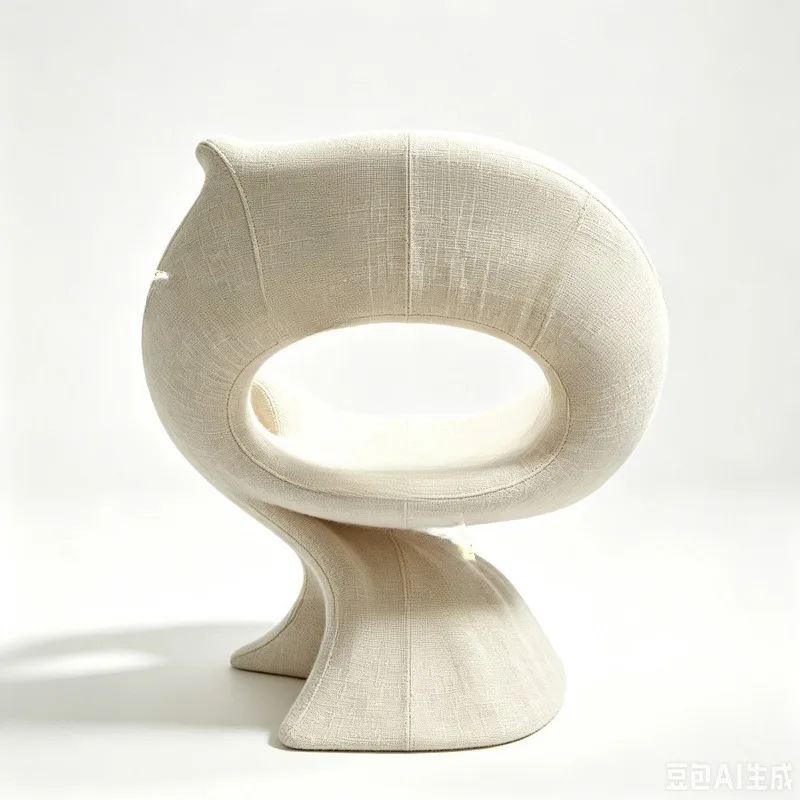 Art leisure chair FRP special-shaped single chair living room model room