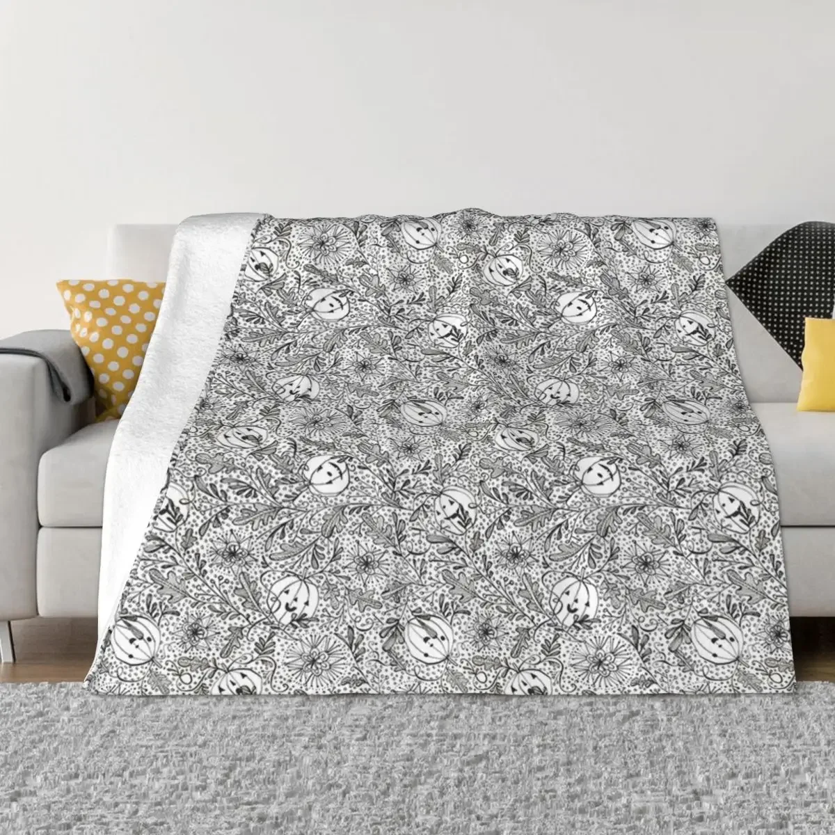 

Halloween Pumpkin Ghost Baby Blankets Sofa Cover Fleece Spring/Autumn Collage Soft Babe Carpetss For Sofa Outdoor Bedding Throws