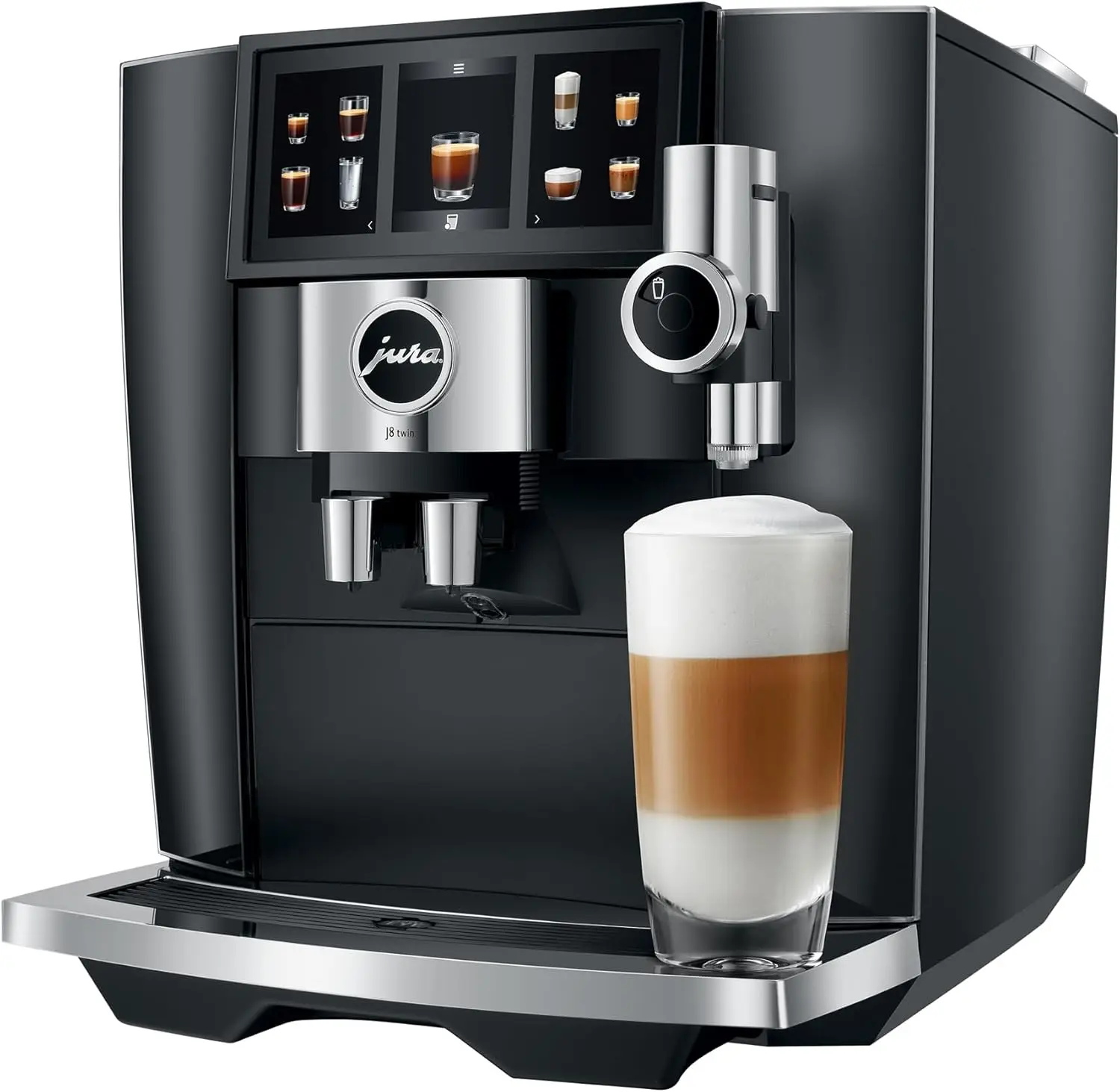 Machine à café automatique J8 twin Diamond Black 15658