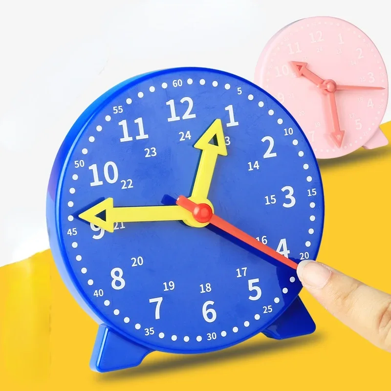 orologio educativo per l'apprendimento dei bambini giocattoli del tempo cognitivo giocattoli di colore ora-minuto-seconda sussidi didattici per l'educazione precoce dei bambini