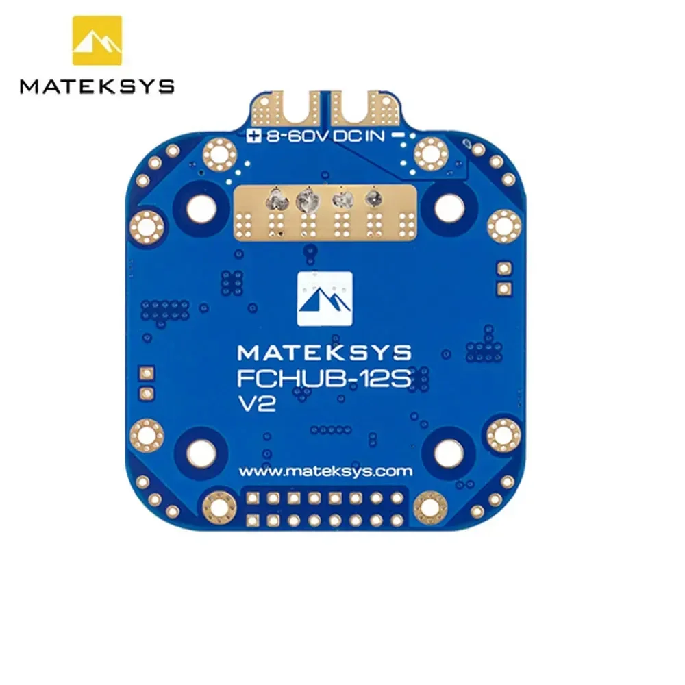 MatekSys FCHUB-12S V2 Power Distribution Board PDB For XCLASS FPV Quad 3-12S LiPo 8-60V 5V 5A 12V 4A BEC 440A Sensor 3.3V LDO