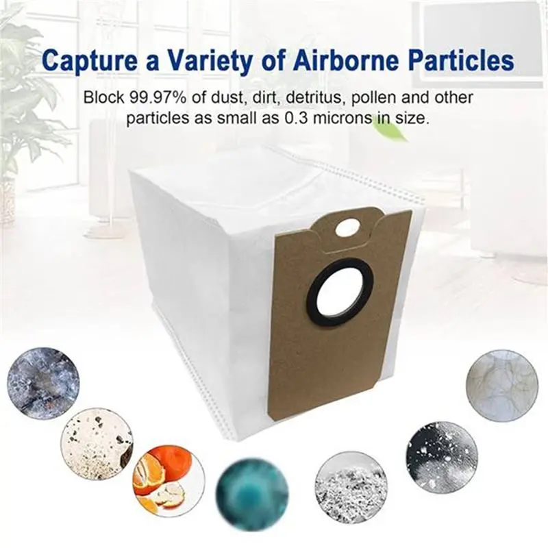 24PCS Dust Bag For Cecotec Conga 2499/7490/8290/2299 Series Vacuum Cleaner Part Household Cleaning Garbage Dust Bag