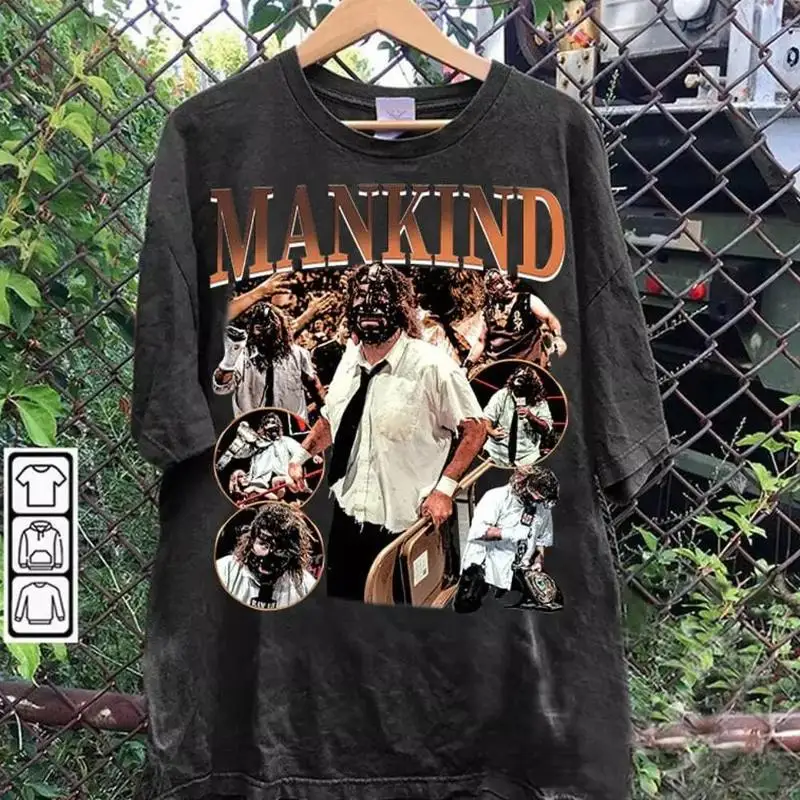 Mick Foley Mankind America Profession T Shirt Full Size S 5Xl