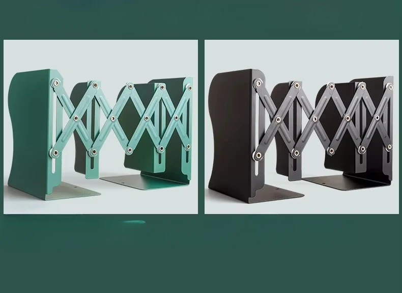 Folding and storage on the table, stretching books against t Scalable bookshelf, large book stand, creative student book holder