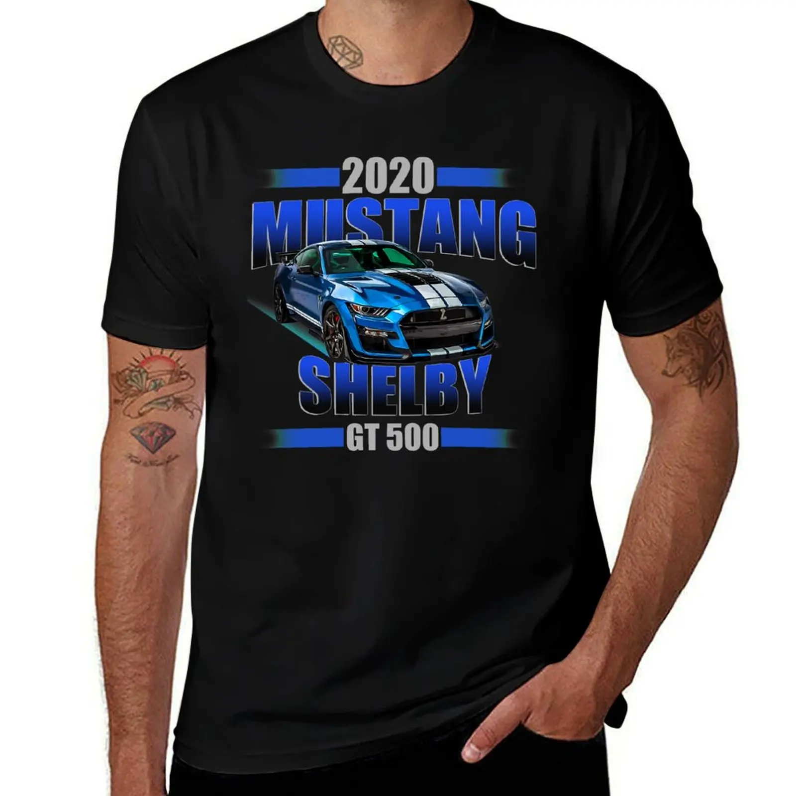 

2020 Shelby GT 500 T-Shirt Big Size Simple T-Shirt