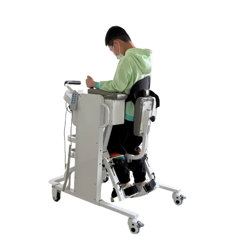 Pediatric and Adult Powered Exoskeleton for Lower-limb Rehabilitation Training