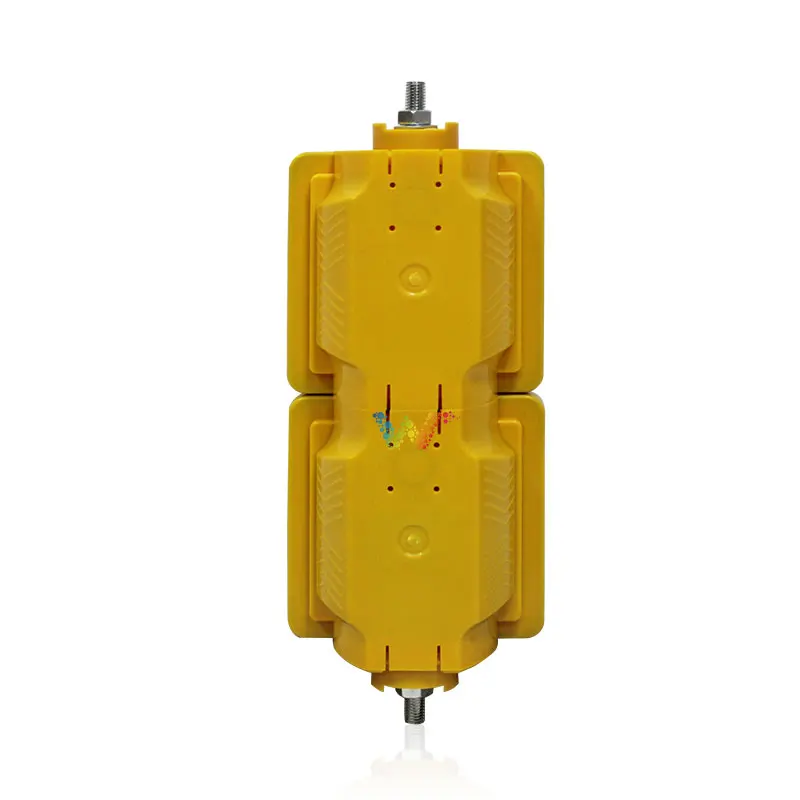 Mini 100mm Yellow Color PC Shell Traffic Light with Red Green Colored Lenses for Parking Lots  Use