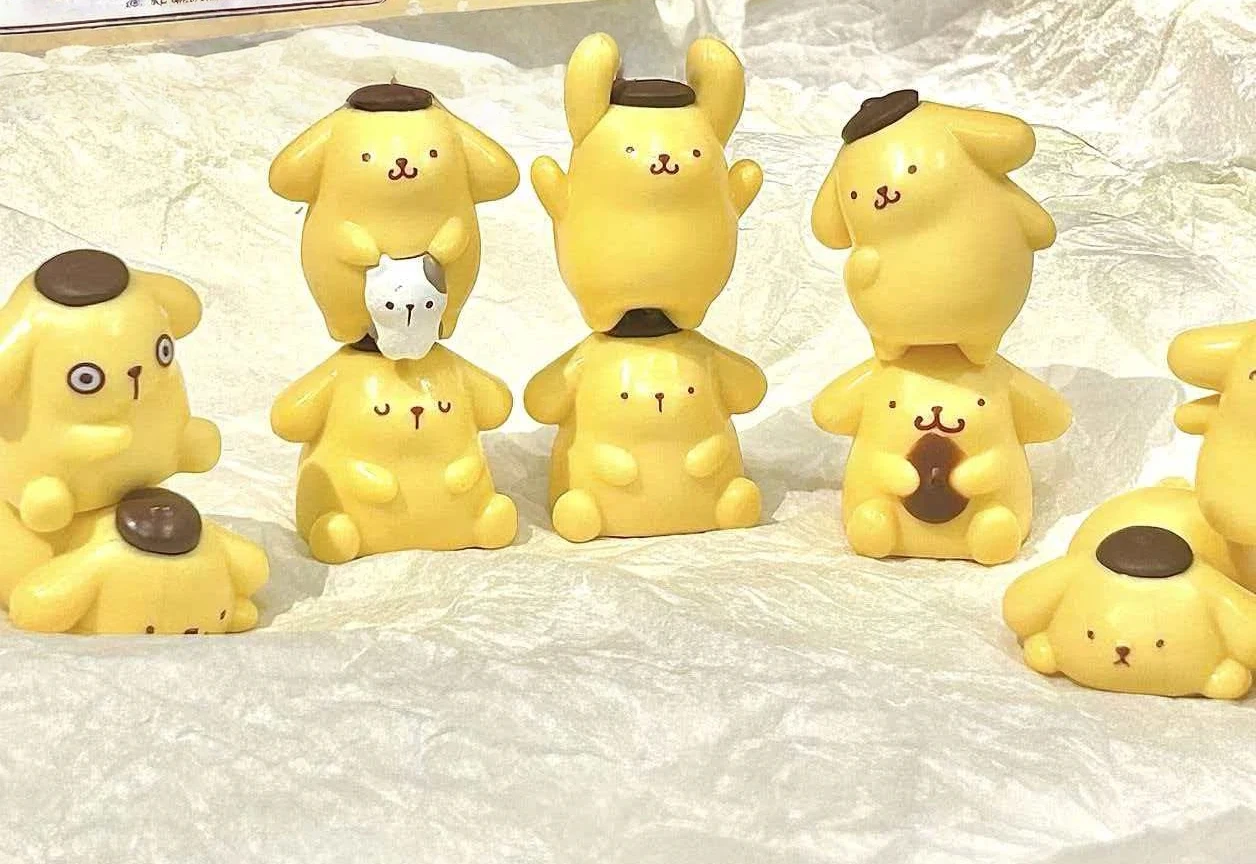 

New Products In Stock Cute Pudding Dog Figurines Layered Music Layered Blind Boxes Desktop Decorations Birthday Gift Sets