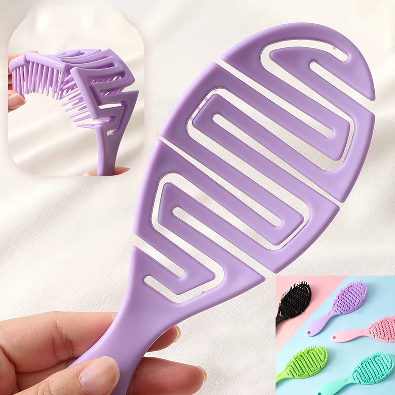 Hair Brush Massage Hair Comb Female Airbag Air Cushion Scalp Massage Comb Dry and Wet Dual-use Long Hair Smooth Hairdressing