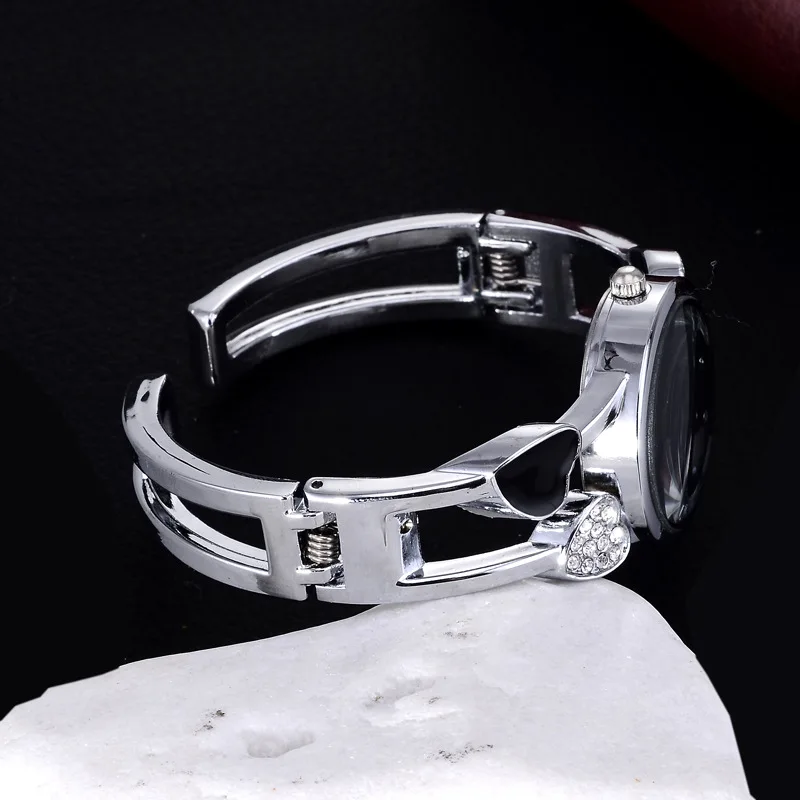 Heart Shaped Bracelet Watch Women Watches Luxury Rhinestone Women's Watches Ladies Watch Steel Clock Zegarek Damski Reloj Mujer