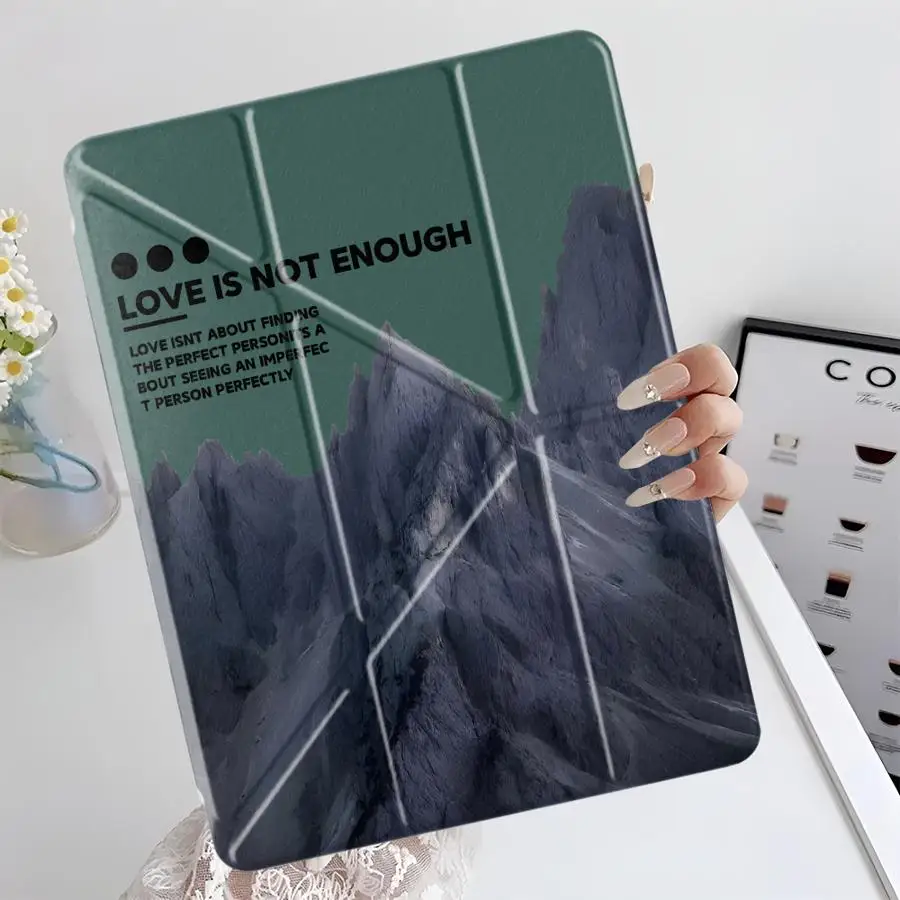 

Роскошный чехол для планшета с горным пейзажем для iPad Air 4 5 M3 M2 1 2 M4 11 дюймов Pro 11th 10th 9th 8th 7th 12.9 дюймов Mini 6 7 2025