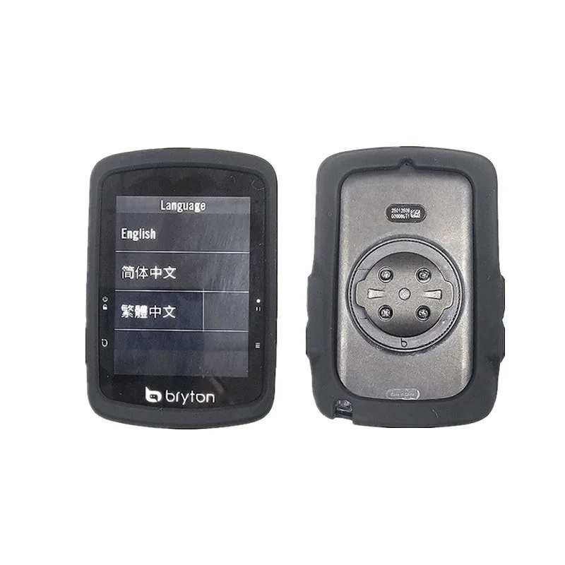 Silicone Soft Edge Shell Protective Case Screen Protector Film Cover For Bryton Rider S810/S510 GPS Bicycle Computer Frame Skin