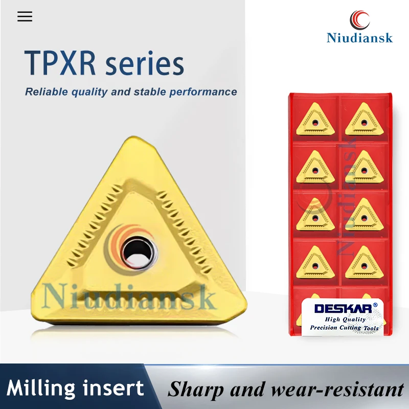 

CNC lathes Processing tools TPXR2204PDSR-FM LF6028 triangle Milling blades Processing steels parts material parts cutting tools