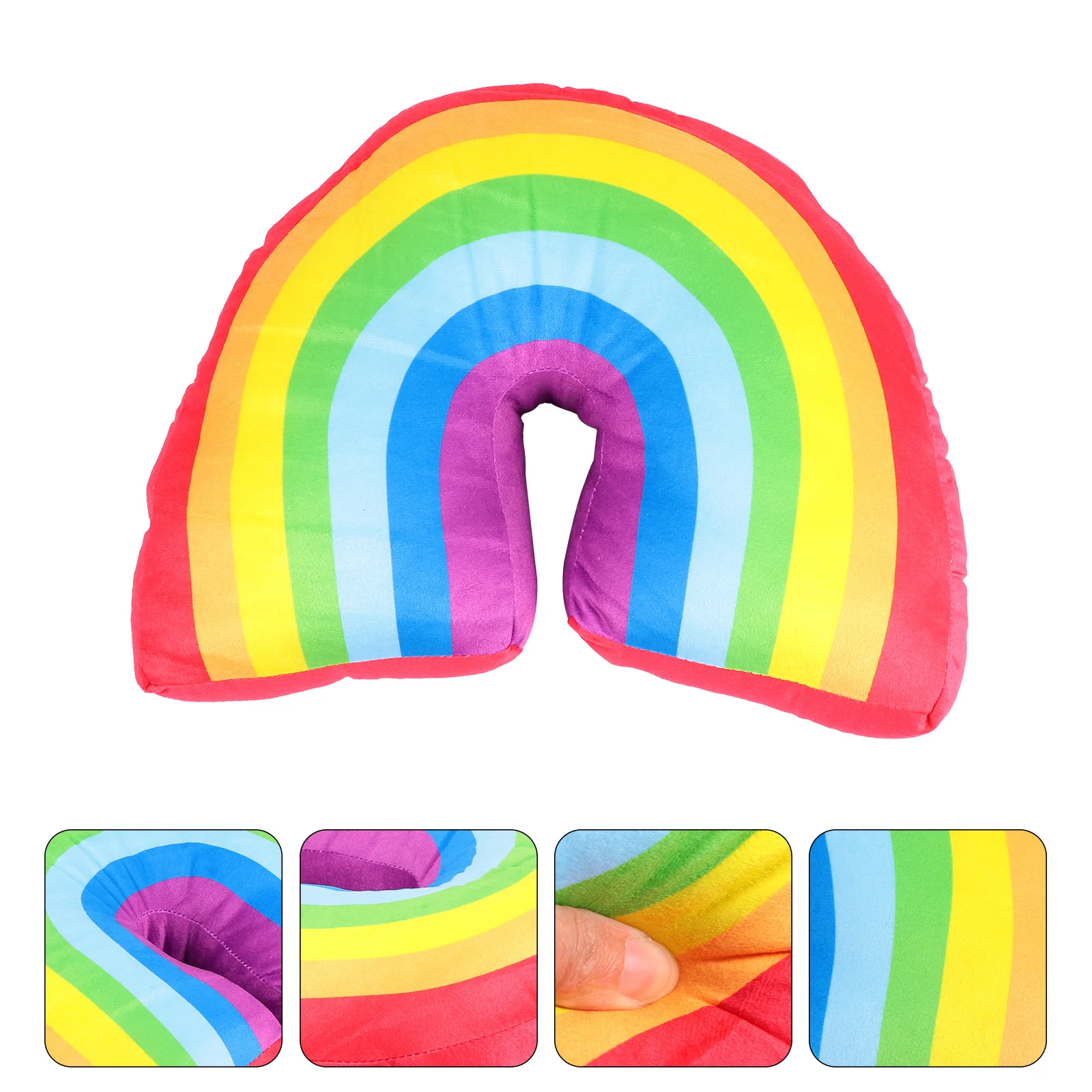 1Pcs Rainbow Pillows for Home Decor Soft Comfortable Throw Pillow Ideal Gift for Birthday Christmas Lover's Day