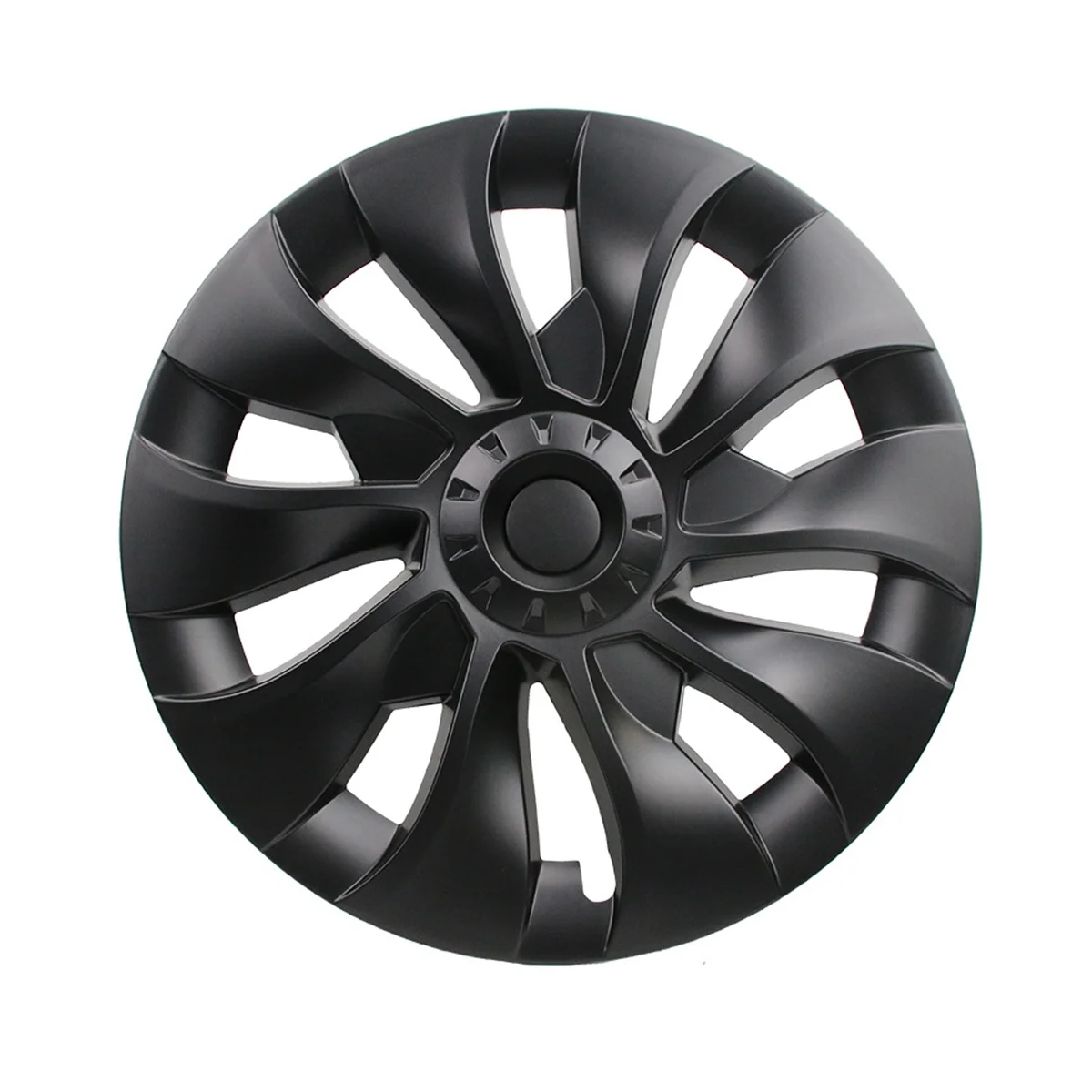 Model 3 Wheel Cover 18 Inch, Hub Cap Full Cover Replacement Accessories for Tesla Model 3 - Matte Black