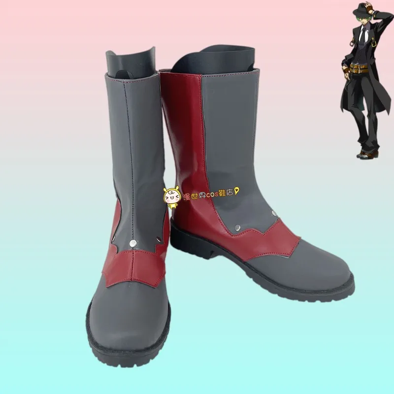 

BlazBlue Hazama Обувь для косплея Сапоги Игра Аниме Вечеринка Косплей Сапоги Обувь на заказ