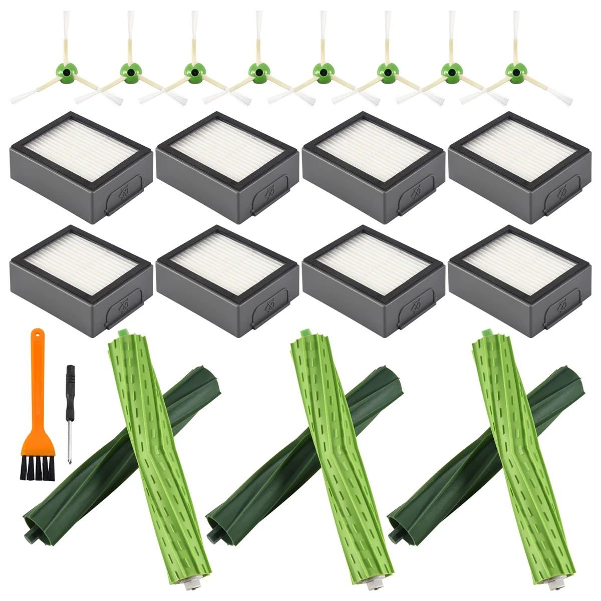 Hepa-filterborstelrol voor iRobot Roomba I7 E5 E6 I3-serie robotstofzuiger vervangende reserveonderdelenaccessoires