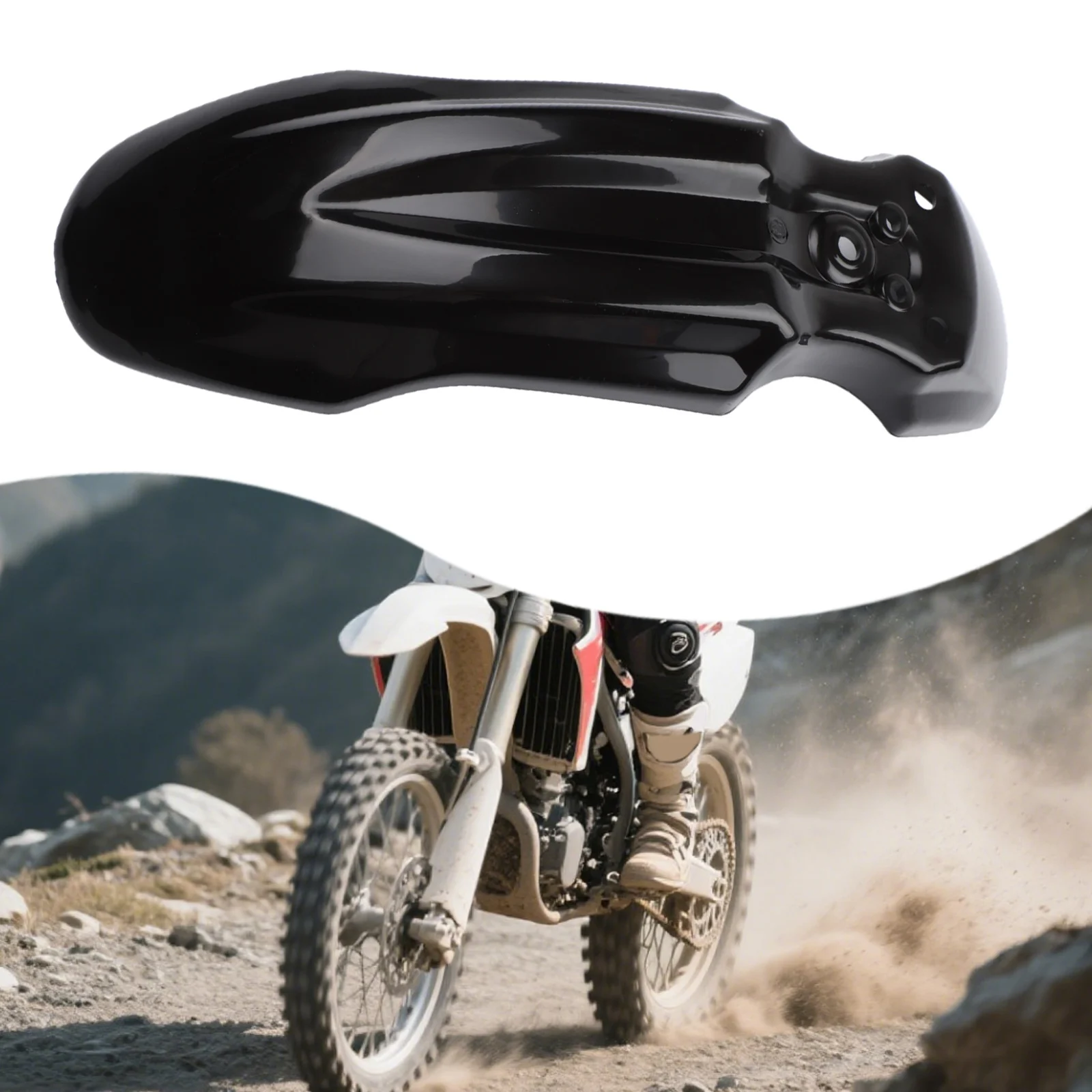 Front Fender for Motorcycles Constructed for Extended Use and Better Overall Bike Aesthetics in Real World Use