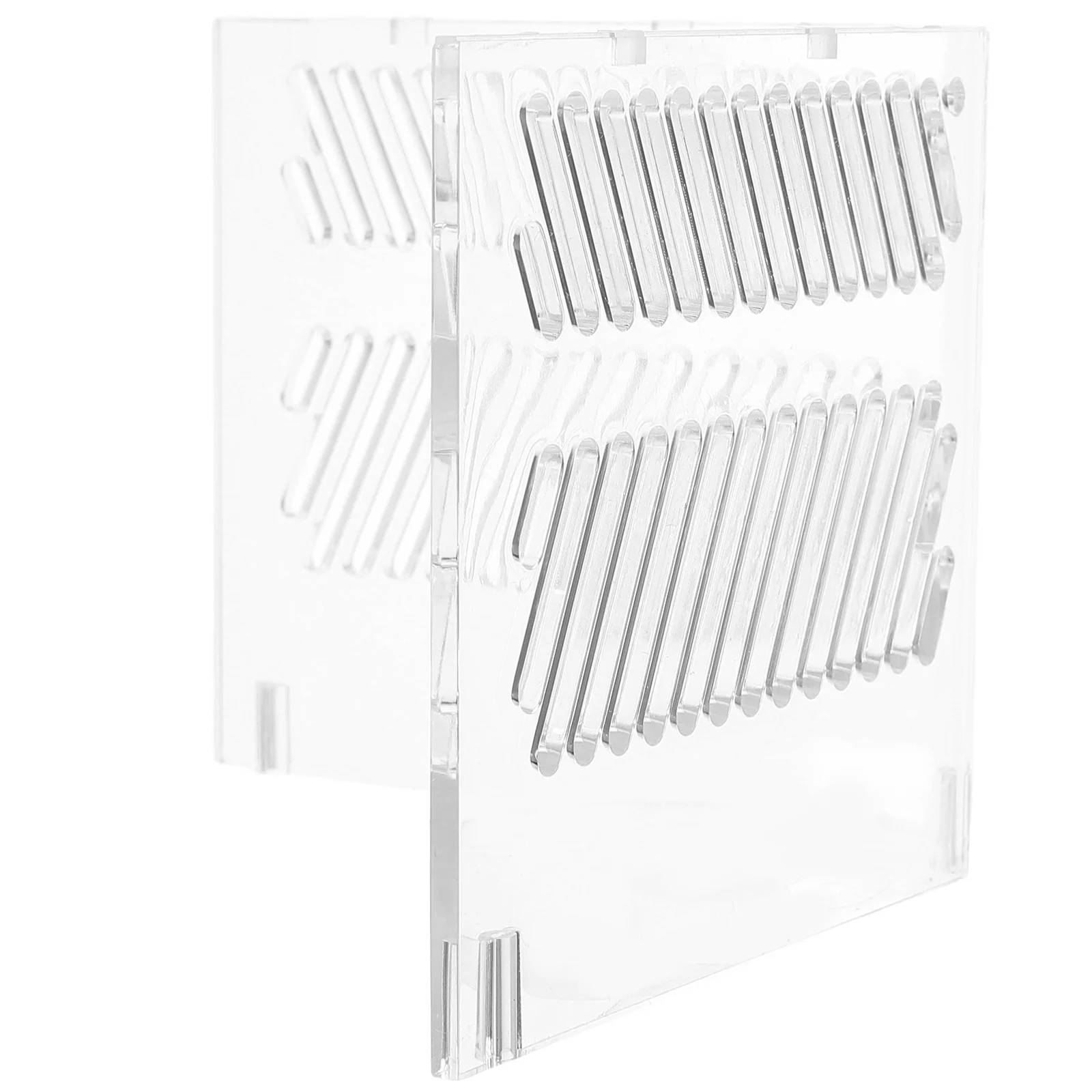 

Aquarium Divider Acrylic Fish Tank Partition Dual Hole Design Pump Baffle Sand Isolation Filter Tray Fish Tank Accessories