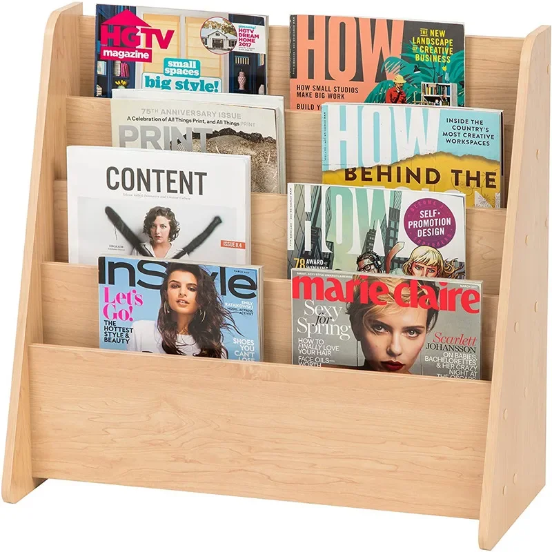 Portariviste a 4 tasche, marrone scuro