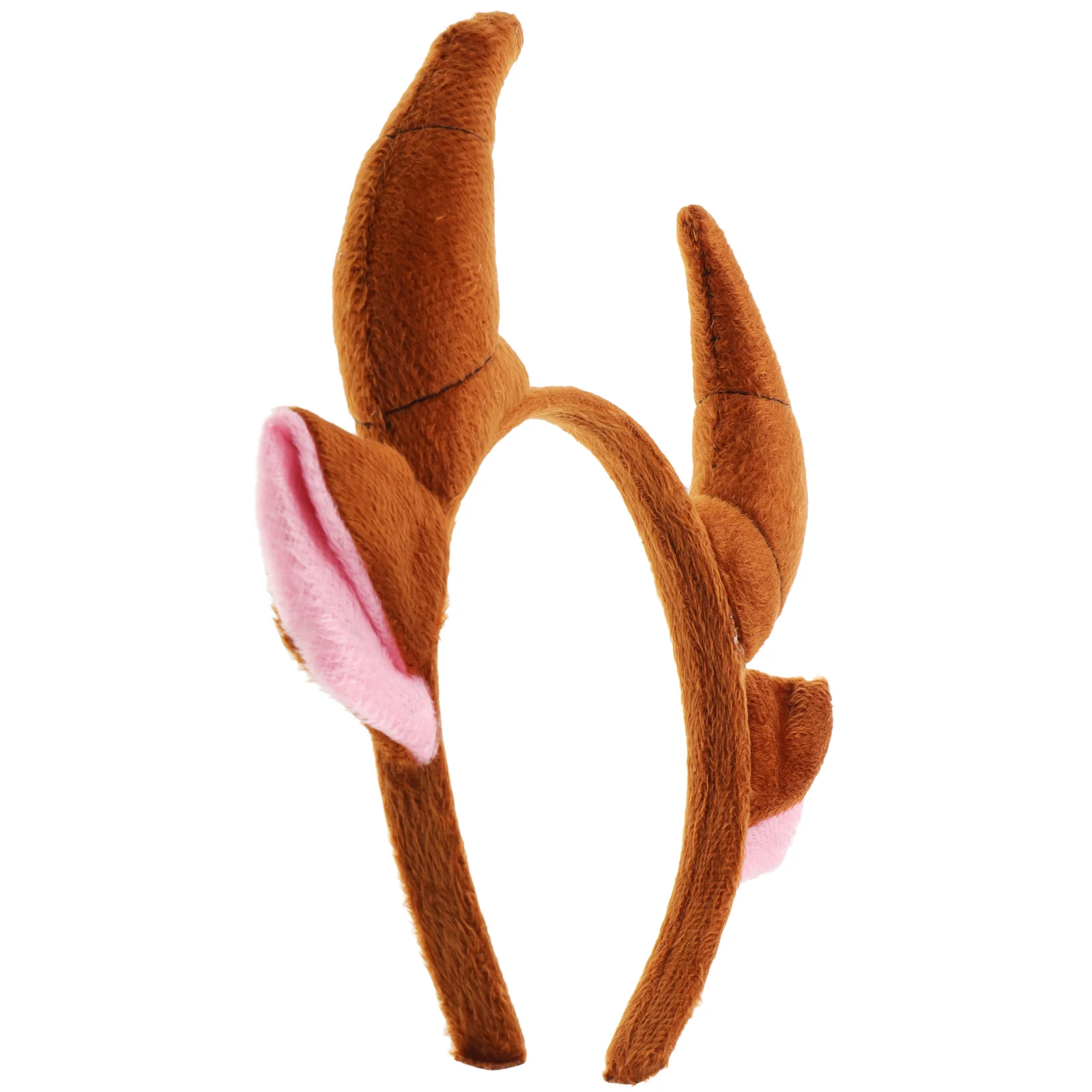 

Kids Ox Horn Shape Animals Ears Headband Party Cosplay Costume Headdress Hair Headpiece (Brown) animal headbands