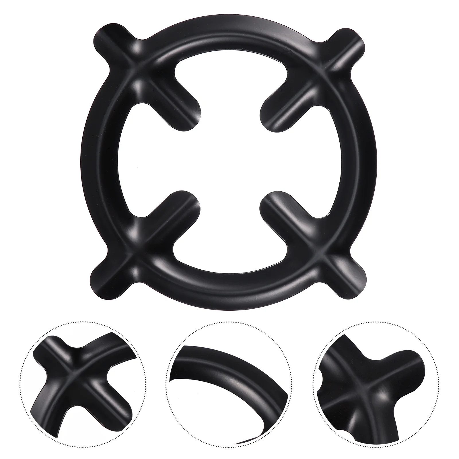 Hob Gas Reducer Rings Burner Racks Stove Cooker Plates Wok Support Iron Stand Coffee Pot Stands Round