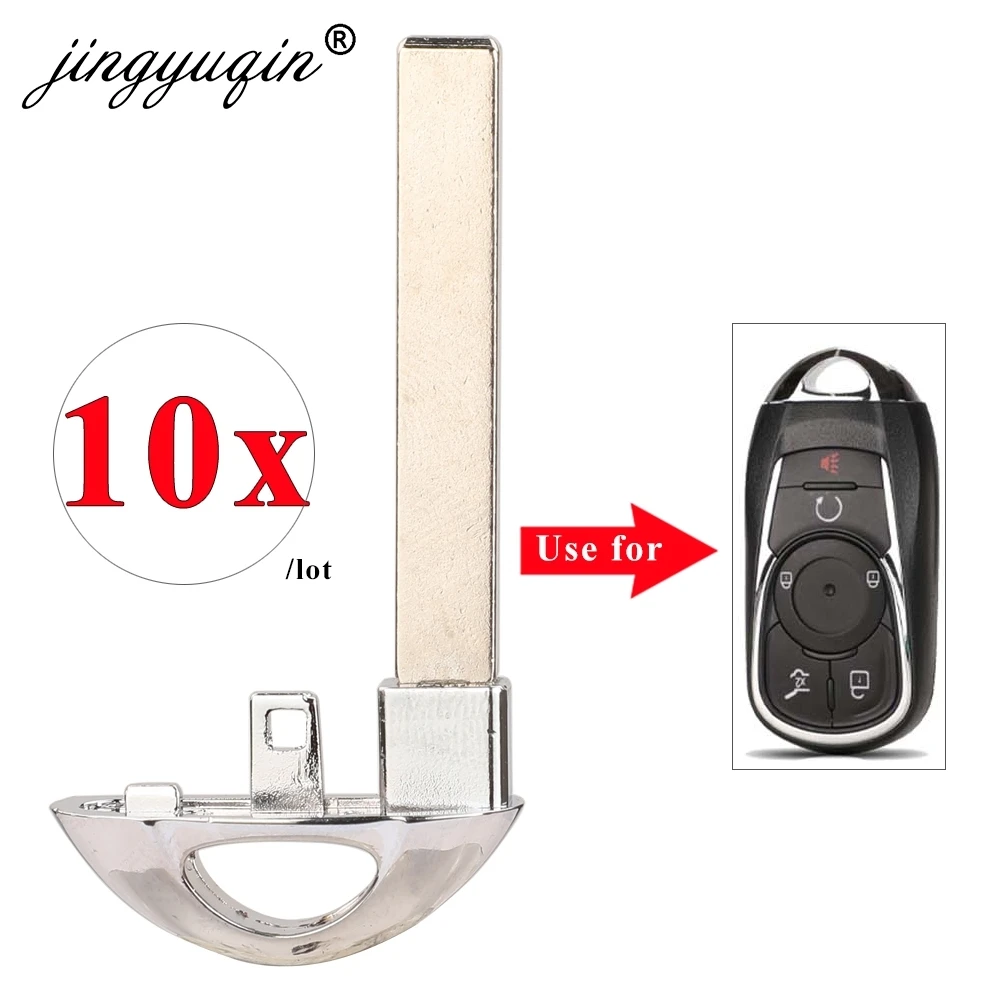 

Jingyuqin 10 шт. аварийная Автомобильная вставка лезвие ключа для GM Buick Королевский бис Envision Excelle HRV Daewoo Lacetti Smart Card Blank